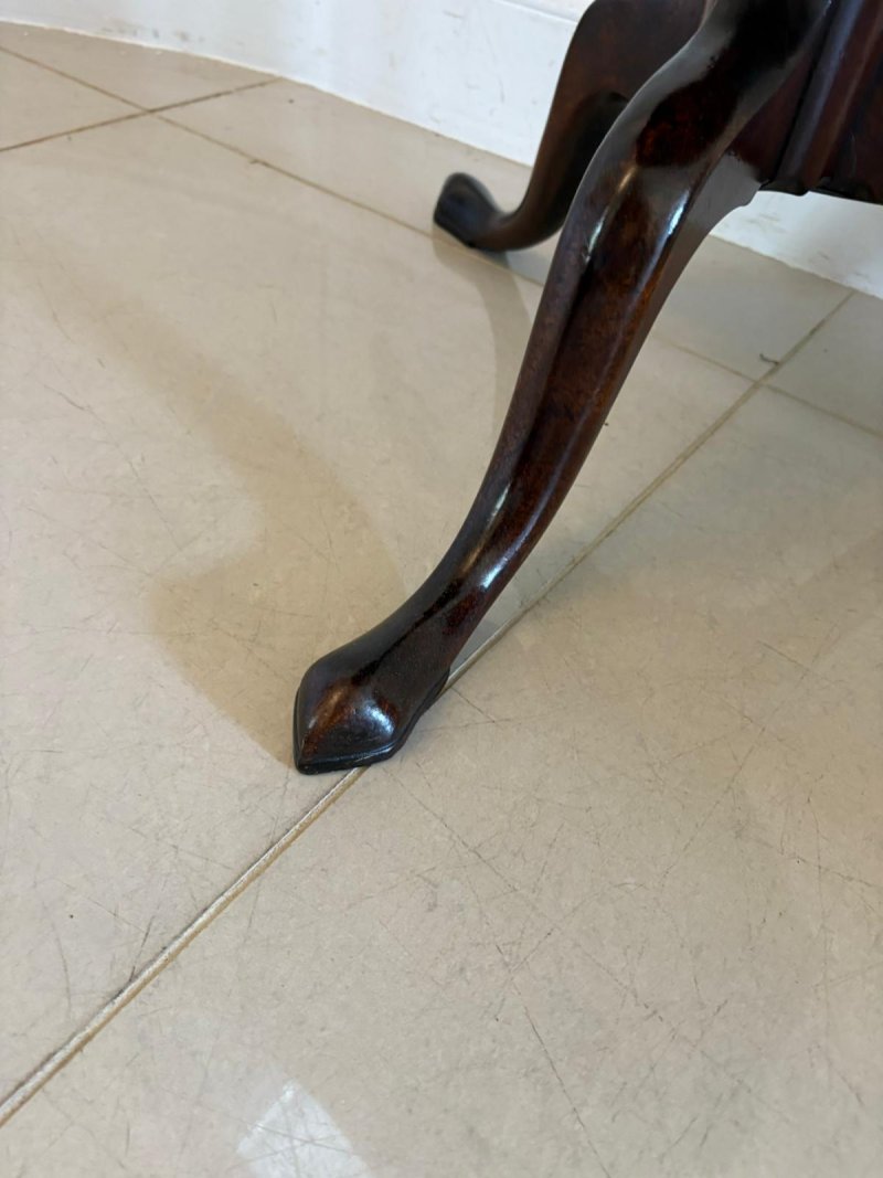 Antique George III Quality Mahogany Lamp/Coffee Table - Image 8